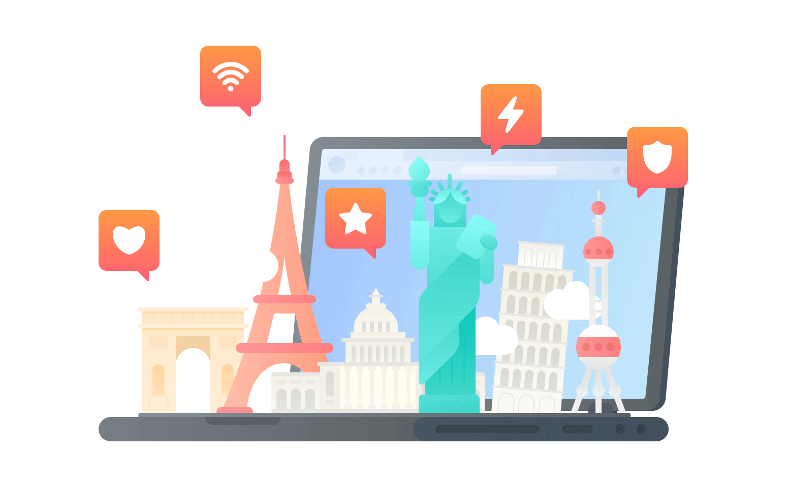 在卢森堡连接到中国的加速器 - 华人VPN